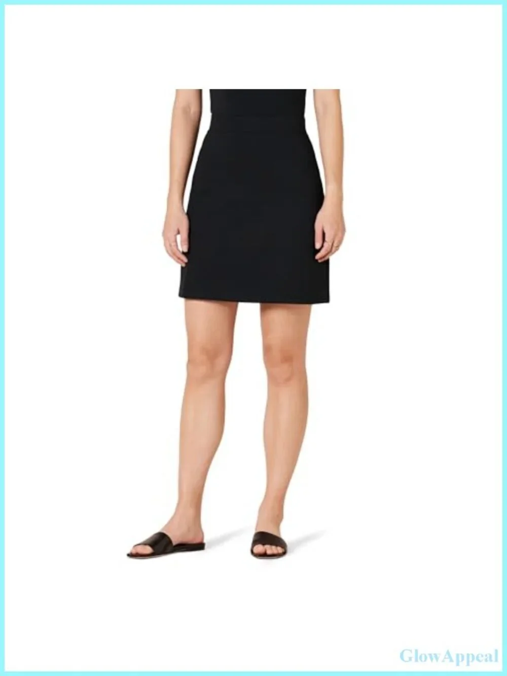 Women's Ponte Pull-On Mini A-Line Skirt Casual